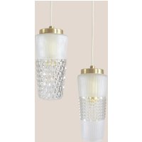 Yugochic Pendelleuchte Mcm Hängeleuchten R Vintage Decken Kleine Leuchten Retro Glas Gold Messing Kristall Yugochic Pendelleuchte Mcm Hängeleuchten R Vintage Decken Kleine Leuchten Retro Glas Gold Messing Kristall von Jugosik