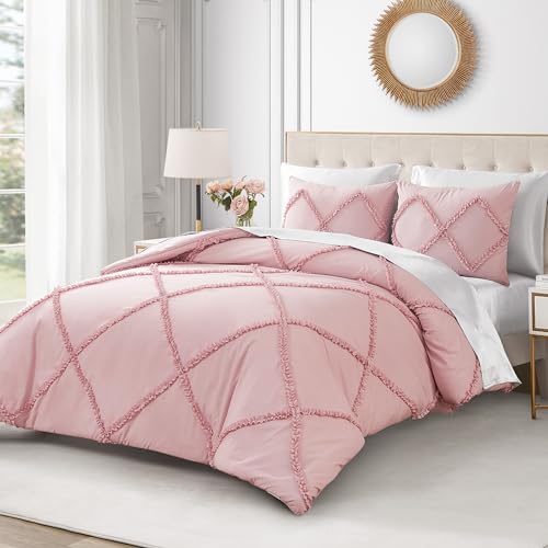 Juicy Couture Diamond Queen Tröster-Set – Rüschen, 3-teilig, maschinenwaschbar, wendbar, Hellrosa Juicy Couture Diamond Queen Tröster-Set – Rüschen, 3-teilig, maschinenwaschbar, wendbar, Hellrosa von Juicy Couture