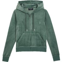 Juicy Couture Kapuzennickijacke "ROBERTSON HOODIE . Damen" mit Kapuze Trainingsjacke Damen, Sweatjacke mit Kapuze, Velour, mit Glitzer, Sale Juicy Couture Kapuzennickijacke "ROBERTSON HOODIE . Damen" mit Kapuze Trainingsjacke Damen, Sweatjacke mit Kapuze, Velour, mit Glitzer, Sale von Juicy Couture