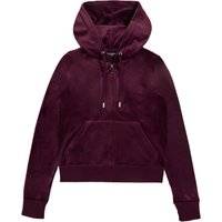 Juicy Couture Kapuzennickijacke "ROBERTSON HOODIE . Damen" mit Kapuze Trainingsjacke Damen, Sweatjacke mit Kapuze, Velour, mit Glitzer, Sale von Juicy Couture