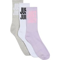 Juicy Couture Socken "CREW SOCK WITH JUST JUICY LOGO 3 PACK Damen" Socken Damen, Schriftzug, mehrfarbig, Strümpfe, Sportsocken, Sale Juicy Couture Socken "CREW SOCK WITH JUST JUICY LOGO 3 PACK Damen" Socken Damen, Schriftzug, mehrfarbig, Strümpfe, Sportsocken, Sale von Juicy Couture