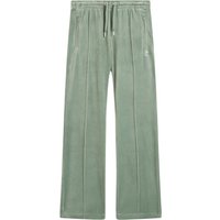 Juicy Couture Sweathose "TINA TRACK PANTS WITH DIAMANTE BRANDING Damen" Trainingshose Damen, Sweathose, Velour, Jogginghose mit Glitzer, Sale von Juicy Couture