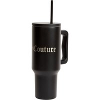 Juicy Couture Thermobecher "STEEL TUMBLER WITH STRAW Unisex" Getränkebecher, große Tasse, mit Strohhalm, heiß kalt, Edelstahl, Sale von Juicy Couture