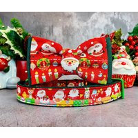 Fliege Weihnachten Santa Hundehalsband/Süßes Junge Roter Schneemann Großer Kleiner Mittelgroßer Welpe Fliege Weihnachten Santa Hundehalsband/Süßes Junge Roter Schneemann Großer Kleiner Mittelgroßer Welpe von JujuandNana