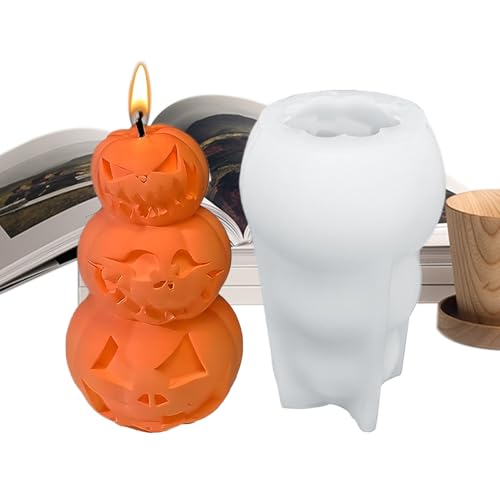 Jukeoiu Halloween-Harzformen, Silikon-Aromatherapie-Kerzenform – leicht zu lösen, Bastelform für Epoxidharz, Gips, Dekoration, Halloween-Themen-Projekte Jukeoiu Halloween-Harzformen, Silikon-Aromatherapie-Kerzenform – leicht zu lösen, Bastelform für Epoxidharz, Gips, Dekoration, Halloween-Themen-Projekte von Jukeoiu