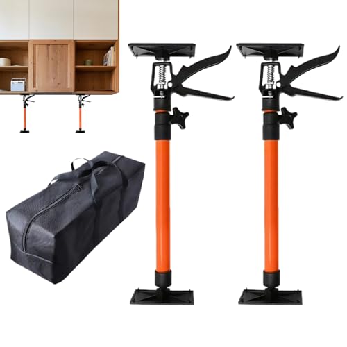 Jukeoiu Kabinettstütze,48 Bis 114 Cm Dritte Hand Unterstützung | 30 Kg Tragkraft Hebesystem Für Möbel Küchenschränke Kühlschranktüren Sofas von Jukeoiu