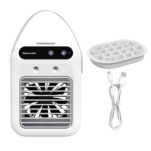 Jukeoiu Klimagerät Kühlventilator - Luftkühler,Desktop Klimageräte Zubehör Mit Eisbehälter Für Schlafzimmer Wohnzimmer Camping von Jukeoiu