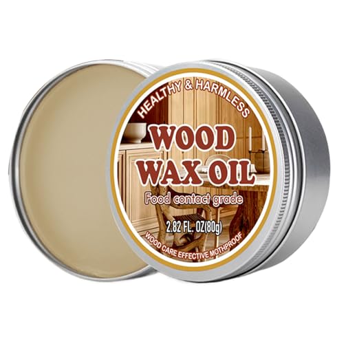 Jukeoiu Schneidebrettwachs, Pflegebalsam für Schneidebrett, langlebig, 80 g, Schneideblock-, für Esszimmer und Küche Jukeoiu Schneidebrettwachs, Pflegebalsam für Schneidebrett, langlebig, 80 g, Schneideblock-, für Esszimmer und Küche von Jukeoiu