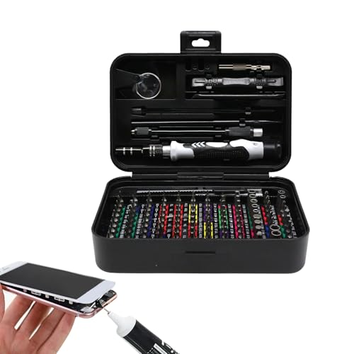 Jukeoiu Set Aus Schraubendrehern Für Elektronik, Magnetisches Präzisionswerkzeug für Elektronik-Reparatur, Multifunktionale Handwerkzeuge Inklusive Bohrer-Bits Und Zeitsparendes Reparaturset Für Uhren Jukeoiu Set Aus Schraubendrehern Für Elektronik, Magnetisches Präzisionswerkzeug für Elektronik-Reparatur, Multifunktionale Handwerkzeuge Inklusive Bohrer-Bits Und Zeitsparendes Reparaturset Für Uhren von Jukeoiu