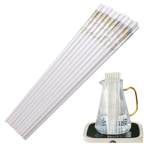 Jukeoiu Stäbchen Set - Modernes Essbesteck Essstäbchen - Rutschfestes Besteck Chinesisches Küchenzubehör Für Restaurant Haushalt Abendessen Kochen Essen Reisen von Jukeoiu