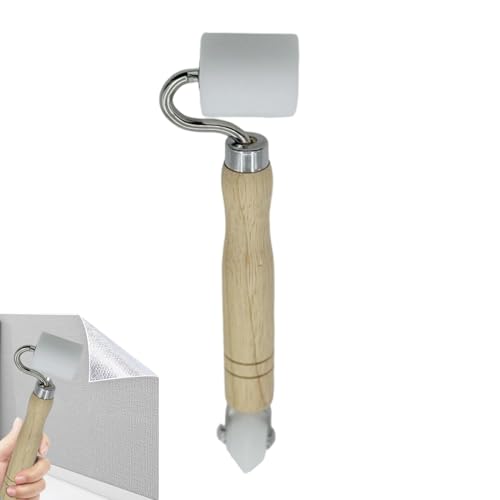 Jukeoiu Tapeten-Nahtroller, Kontaktpapier-Glättungsrolle, Doppelkopf, flach, Eckglätter, Geräuschisolierungswerkzeug für Kontaktpapier, Auto, Schalldämpfung, Tapete, Heimsteppung Jukeoiu Tapeten-Nahtroller, Kontaktpapier-Glättungsrolle, Doppelkopf, flach, Eckglätter, Geräuschisolierungswerkzeug für Kontaktpapier, Auto, Schalldämpfung, Tapete, Heimsteppung von Jukeoiu