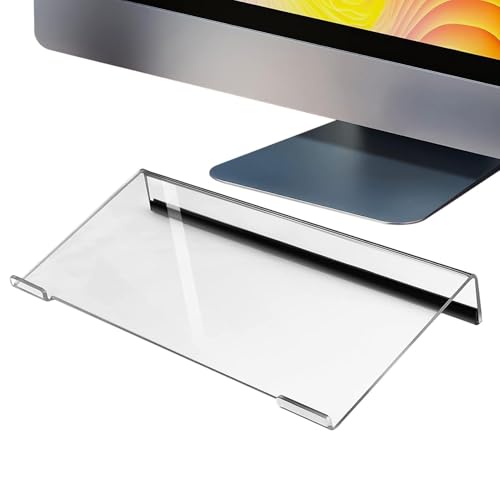 Jukeoiu Tastaturablage Aus Durchsichtiges Acryl Geneigter Computer Tastaturständer Für Einfaches Ergonomisches Tippen, Tastaturablagehalter Für Büro, Schreibtisch, Wohnungen, Schulen von Jukeoiu