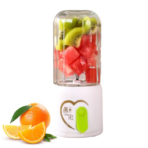Jukeoiu Tragbarer Mini-Mixer,Mini-Mixer | Tragbarer Entsafter-Mixer | Persönlicher Entsafter, elektrischer Hand-Entsafter für Zuhause, Sport, Arbeitsplatz, Camping von Jukeoiu