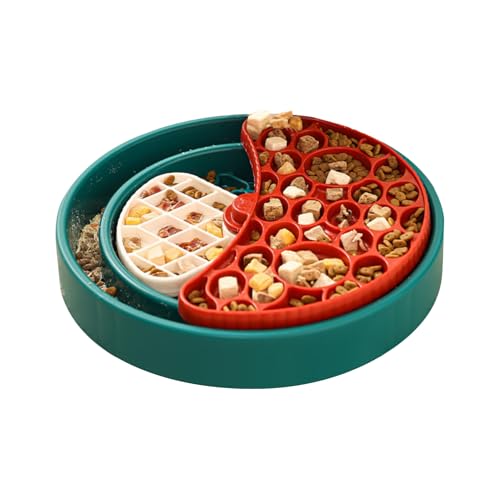 Jukeoiu Verlangsamter Fressnapf Für Hunde | Futterlabyrinth Interaktives Hundespielzeug | Rotierender Futterautomat Mit 360 Grad Drehfunktion Für Sichere Futteraufnahme Gesunde Ernährung Und Jukeoiu Verlangsamter Fressnapf Für Hunde | Futterlabyrinth Interaktives Hundespielzeug | Rotierender Futterautomat Mit 360 Grad Drehfunktion Für Sichere Futteraufnahme Gesunde Ernährung Und von Jukeoiu
