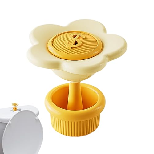 Jukeoiu WC-Drucktaste, WC-Wassertank-Spülknopf-Assistent, Blumen-Design, tragbarer Wassertank-Ersatzwerkzeug für Badezimmer und Zuhause von Jukeoiu
