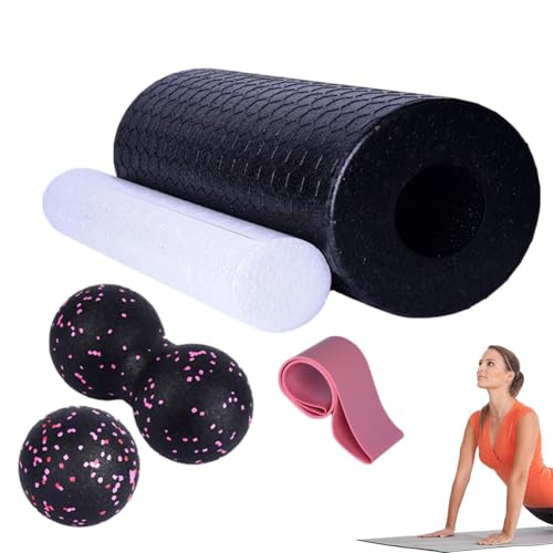 Jukeoiu Yoga-Säulen-Set | Muskelentlastungs- und Yoga-Trainingsset,Tragbare Säule, Yoga-Blöcke und Gurt im 5er-Pack, Yoga-Zubehör für Männer Frauen, Heimgymnastikübungen Jukeoiu Yoga-Säulen-Set | Muskelentlastungs- und Yoga-Trainingsset,Tragbare Säule, Yoga-Blöcke und Gurt im 5er-Pack, Yoga-Zubehör für Männer Frauen, Heimgymnastikübungen von Jukeoiu