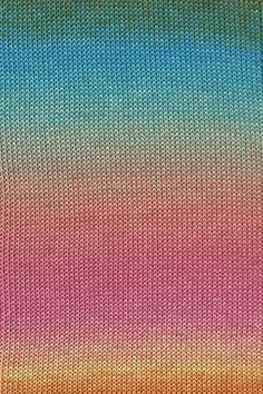 50g "Baby cotton color" - Farbe: 79 - Verlauf altrosa/ orange/ türkis - Feine Baumwolle aus kontrolliert biologischem Anbau. von Jules Geschenkevitrine