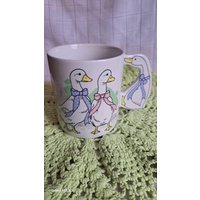 Sandra Rich Tasse Becher Mit Enten Und Entenhenkel - Vintage Sandra Rich Tasse Becher Mit Enten Und Entenhenkel - Vintage von JulesLaedchen