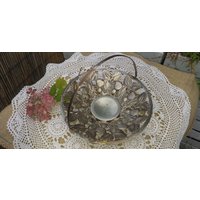 Schale Floral Durchbrochen Versilbert Mit Henkel von JulesLaedchen