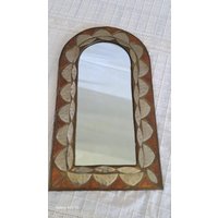 Spiegel Mit Metallrahmen Kupfer Messing von JulesLaedchen