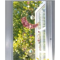 Schützender Traumfänger Mond Mit Amethyst, Lila Heilsteinen, Funkelt Wunderschön, Deko, Geschenk Windspiel Schützender Traumfänger Mond Mit Amethyst, Lila Heilsteinen, Funkelt Wunderschön, Deko, Geschenk Windspiel von JulesWitchMagic