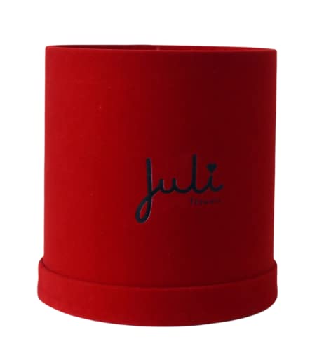 Juli Flowers Runde Box Medium Velvet | Rot Juli Flowers Runde Box Medium Velvet | Rot von Juli