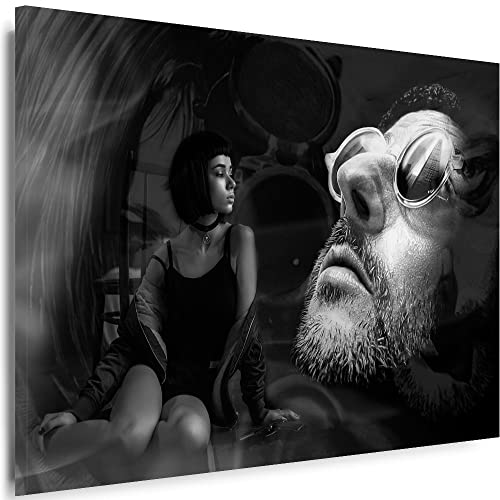 Julia-Art - Bilder Leon der Profi Kiler Film 60 x 40 cm Leinwandbilder XXL - 1 Teilige Wandbilder Kunstdrucke j-a-28287-19 von Julia-Art