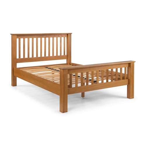 Julian Bowen Amsterdam Bett mit hohem Fußende, Eiche, Kingsize von Julian Bowen