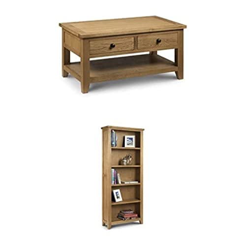 Julian Bowen Astoria Coffee Table & Tall Bookcase Bundle von Julian Bowen