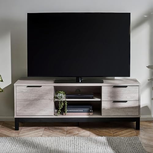 Julian Bowen Bali TV-Möbel, Eiche grau, Holzwerkstoff, 50 x 135 x 40 von Julian Bowen