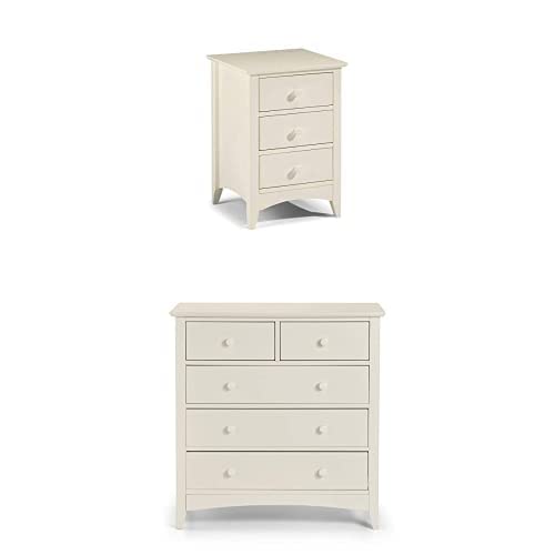 Julian Bowen Cameo Bedsides & 3+2 Drawer Chest Bundle von Julian Bowen