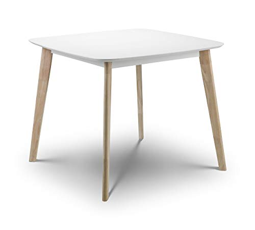 Julian Bowen Esstisch Casa Square, Weiß/gekalkte Eiche, Höhe: 75, Breite: 90, Tiefe: 90 cm von Julian Bowen