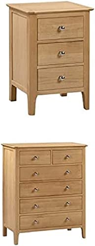 Julian Bowen Cotswold Bedsides & 4+2 Drawer Chest Bundle von Julian Bowen