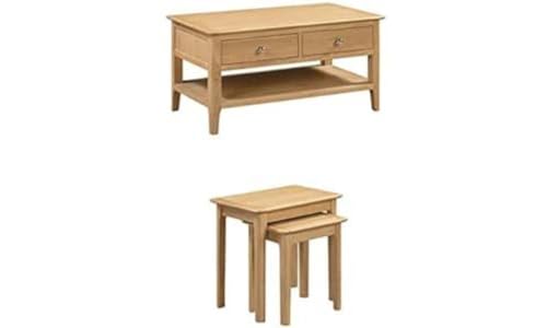 Julian Bowen Cotswold Coffee Table & Nest of Tables Bundle von Julian Bowen