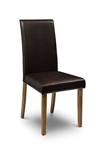 Julian Bowen Hudson Esszimmerstühle, 2er-Set, braun von Julian Bowen