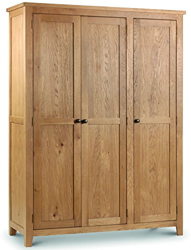 Julian Bowen Marlborough 3-türiger Kleiderschrank, Eiche von Julian Bowen