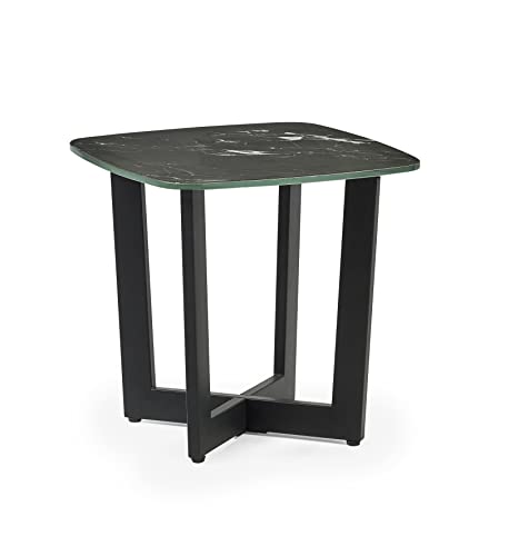 Julian Bowen Olympus Beistelltisch, schwarze Marmoroptik von Julian Bowen