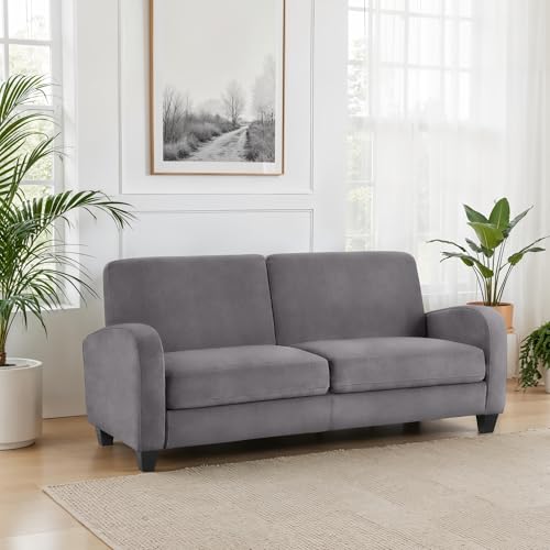 Julian Bowen Vivo 3-Sitzer-Sofa, Hartholzrahmen mit Polsterung aus Schaumstoff und Chenillestoff, Dusk Grey von Julian Bowen