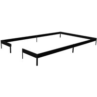 JULIANA Fundament für Gewächshaus »Compact«, passend für das Gewächshaus Compact 8,2 m2 - schwarz von Juliana