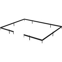 JULIANA Fundamentrahmen »Grand Oase«, für Gewächshauser, Höhe: 12 cm, Stahl, schwarz von Juliana