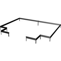 JULIANA Fundamentrahmen »Orangerie«, für Gewächshauser, Höhe: 12 cm, Stahl, schwarz von Juliana