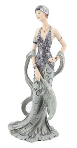 Juliana Broadway Belles Skulptur, im Art Deco-Stil, Figur Midnight Shimmer June von Juliana