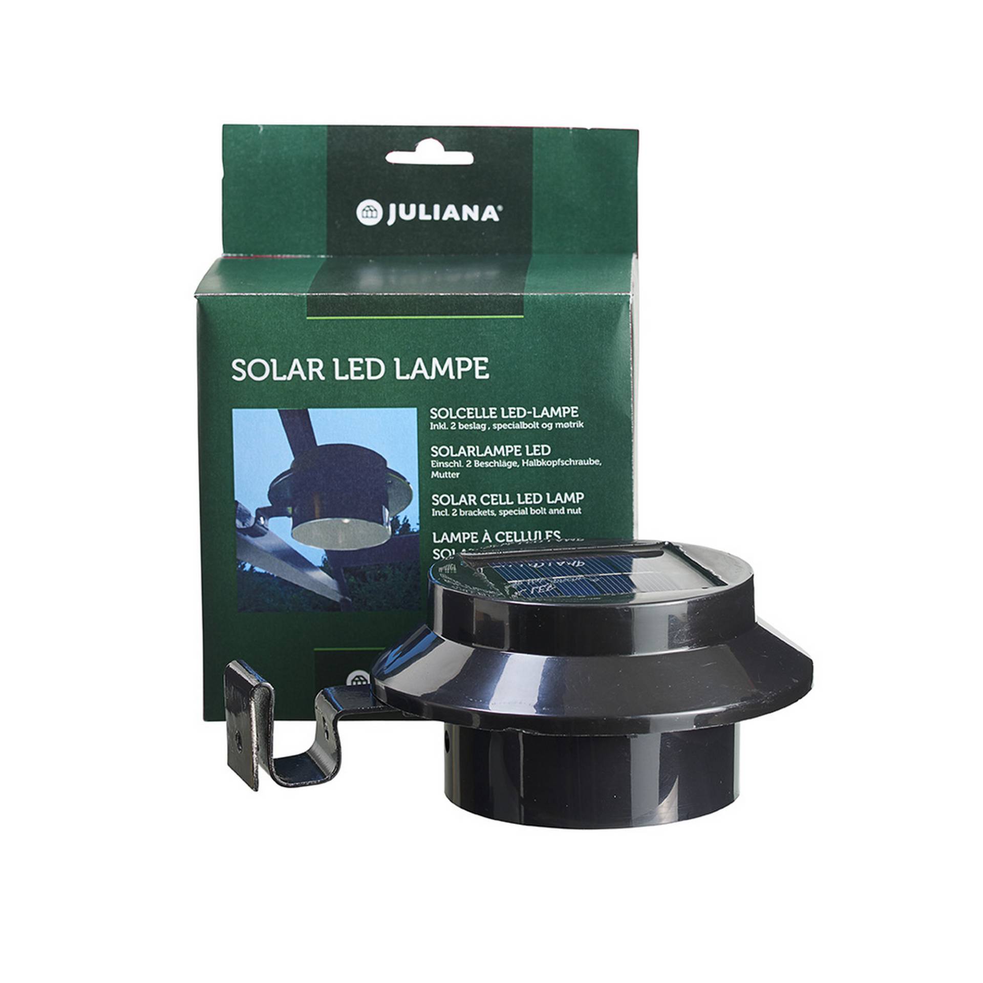 Juliana LED-Solar-Lampe für Gewächshäuser schwarz von Juliana