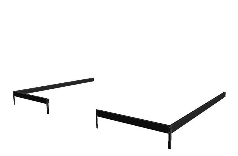 Juliana Stahlfundament für Gewächshaus Veranda 4,39 x 2,93 m - 12,9 m² (Gr. 3) von Juliana