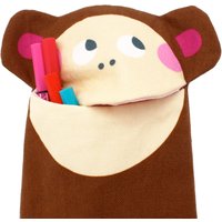 stifte-Mäppchen Affe Alma in Braun stifte-Mäppchen Affe Alma in Braun von JulicaDesign