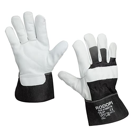 Julido Rodopi Arbeitshandschuhe Lederhandschuhe Schutzhandschuhe aus Rindsvollleder Größe 9 1 Paar von Julido