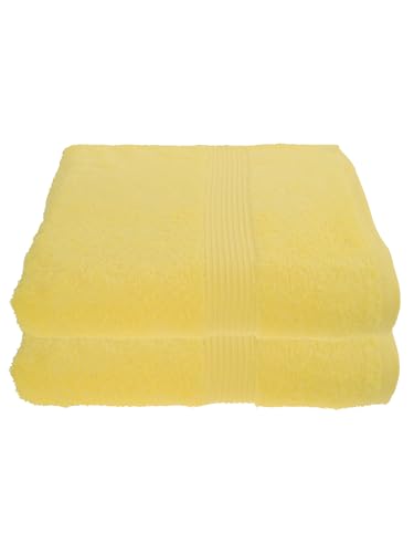 Julie Julsen 2er Pack Saunatücher vielen Farben Reine Baumwolle Qualität 500 GSM Strandtuch Gelb 80 x 200 cm Julie Julsen 2er Pack Saunatücher vielen Farben Reine Baumwolle Qualität 500 GSM Strandtuch Gelb 80 x 200 cm von Julie Julsen