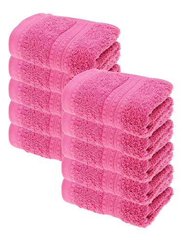 Julie Julsen® Bio Gästetuch-Set, 10 Gästetücher in 32 Farben erhältlich weich und saugstark Pink 30x50 cm von Julie Julsen