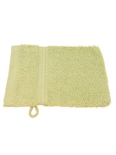 Julie Julsen® Bio Waschhandschuhe in 32 Farben erhältlich weich und saugstark Lindgrün 15x21 cm von Julie Julsen