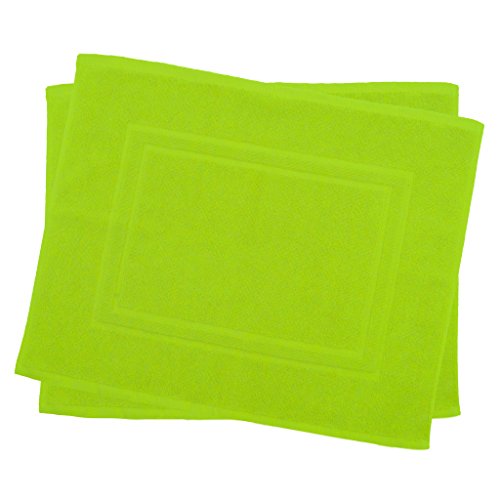 Julie Julsen 2er Pack 50 x 40 cm Badvorleger in Premium Qualität 900 gm2 in aktuellen Farben und 4 Größen aus Baumwolle Badematte Badteppich Duschvorleger Design Doppel Rahmen Apfelgrün Julie Julsen 2er Pack 50 x 40 cm Badvorleger in Premium Qualität 900 gm2 in aktuellen Farben und 4 Größen aus Baumwolle Badematte Badteppich Duschvorleger Design Doppel Rahmen Apfelgrün von Julie Julsen
